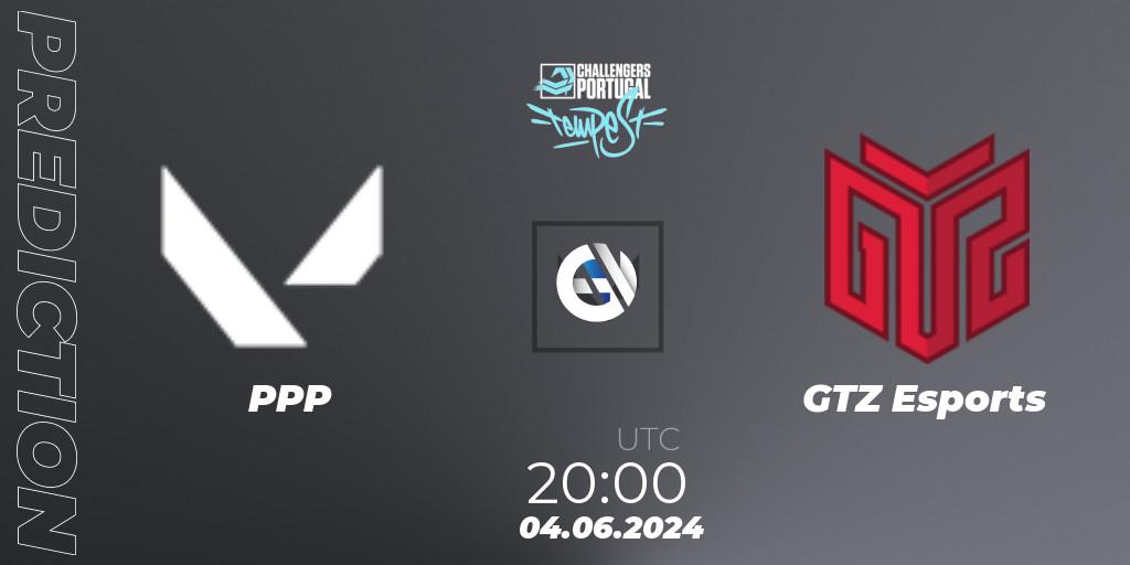 Pronóstico PPP - GTZ Esports. 04.06.2024 at 19:00, VALORANT, VALORANT Challengers 2024 Portugal: Tempest Split 2
