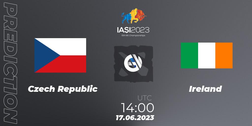 Pronóstico Czech Republic - Ireland. 17.06.2023 at 14:00, Dota 2, IESF Europe A Qualifier 2023
