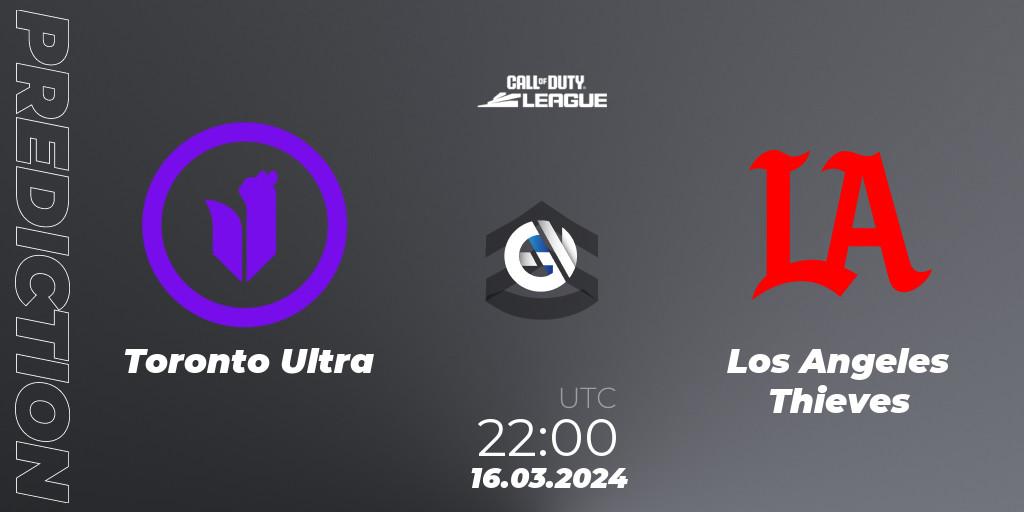 Pronóstico Toronto Ultra - Los Angeles Thieves. 16.03.2024 at 22:00, Call of Duty, Call of Duty League 2024: Stage 2 Major Qualifiers