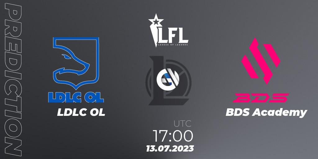 Pronóstico LDLC OL - BDS Academy. 13.07.23, LoL, LFL Summer 2023 - Group Stage