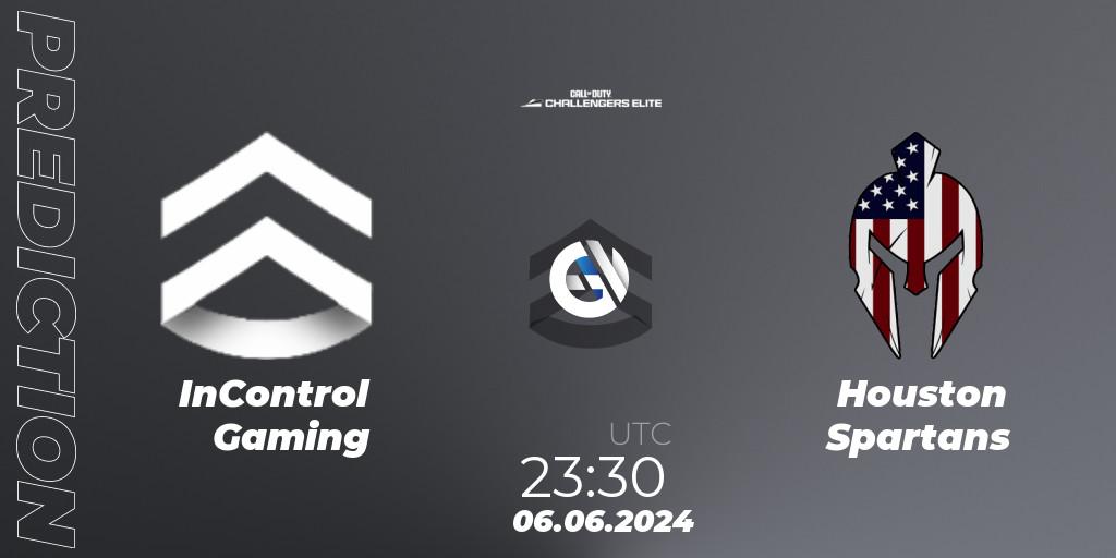 Pronóstico InControl Gaming - Houston Spartans. 06.06.2024 at 22:30, Call of Duty, Call of Duty Challengers 2024 - Elite 3: NA