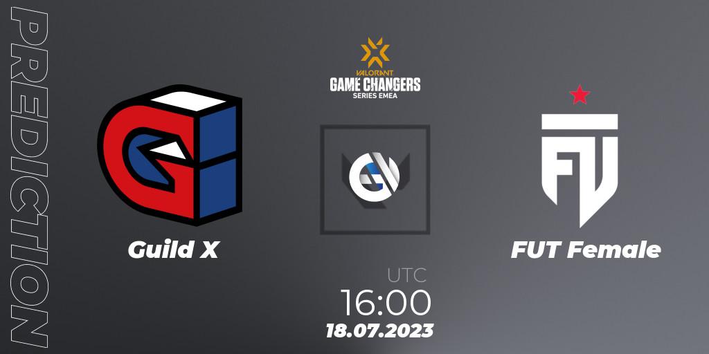 Pronóstico Guild X - FUT Female. 18.07.2023 at 16:10, VALORANT, VCT 2023: Game Changers EMEA Series 2 - Group Stage