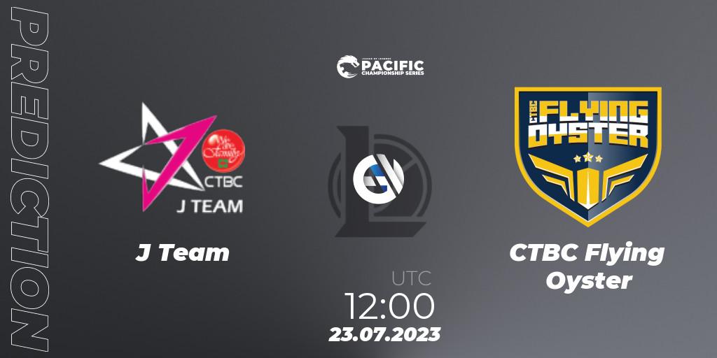 Pronóstico J Team - CTBC Flying Oyster. 23.07.2023 at 12:00, LoL, PACIFIC Championship series Group Stage