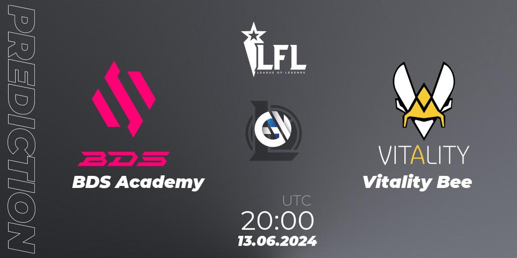 Pronóstico BDS Academy - Vitality Bee. 13.06.2024 at 20:00, LoL, LFL Summer 2024