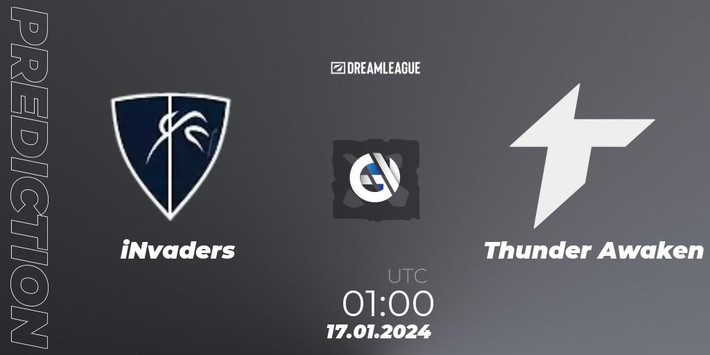 Pronóstico iNvaders - Thunder Awaken. 17.01.24, Dota 2, DreamLeague Season 22: South America Closed Qualifier
