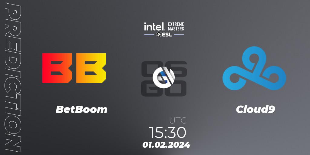 Pronóstico BetBoom - Cloud9. 01.02.2024 at 15:30, Counter-Strike (CS2), IEM Katowice 2024 Play-in