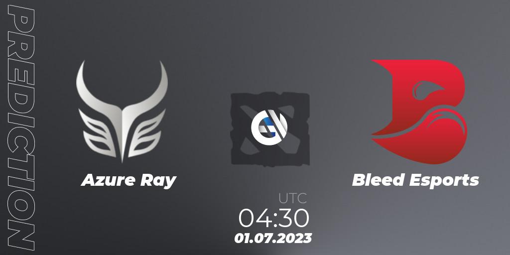 Pronóstico Azure Ray - Bleed Esports. 01.07.2023 at 04:32, Dota 2, Bali Major 2023 - Group Stage
