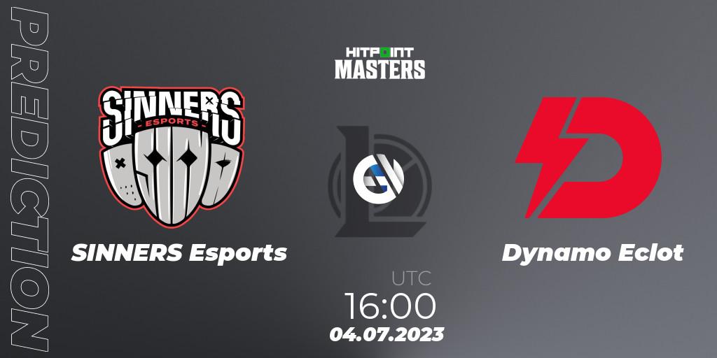 Pronóstico SINNERS Esports - Dynamo Eclot. 04.07.23, LoL, Hitpoint Masters Summer 2023 - Group Stage