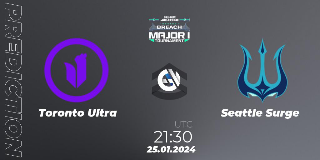 Pronóstico Toronto Ultra - Seattle Surge. 25.01.2024 at 21:30, Call of Duty, Call of Duty League 2024: Stage 1 Major