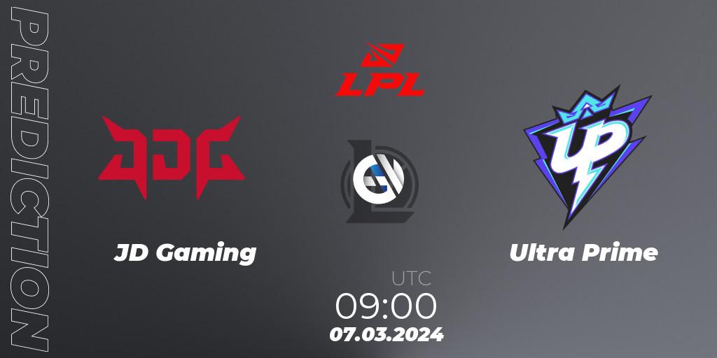 Pronóstico JD Gaming - Ultra Prime. 07.03.24, LoL, LPL Spring 2024 - Group Stage