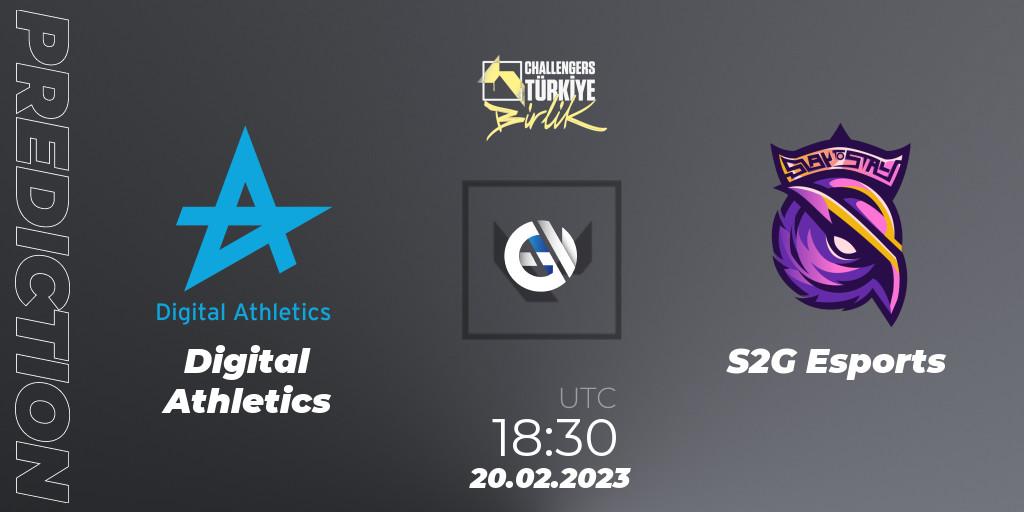 Pronóstico Digital Athletics - S2G Esports. 20.02.2023 at 18:30, VALORANT, VALORANT Challengers 2023 Turkey: Birlik Split 1