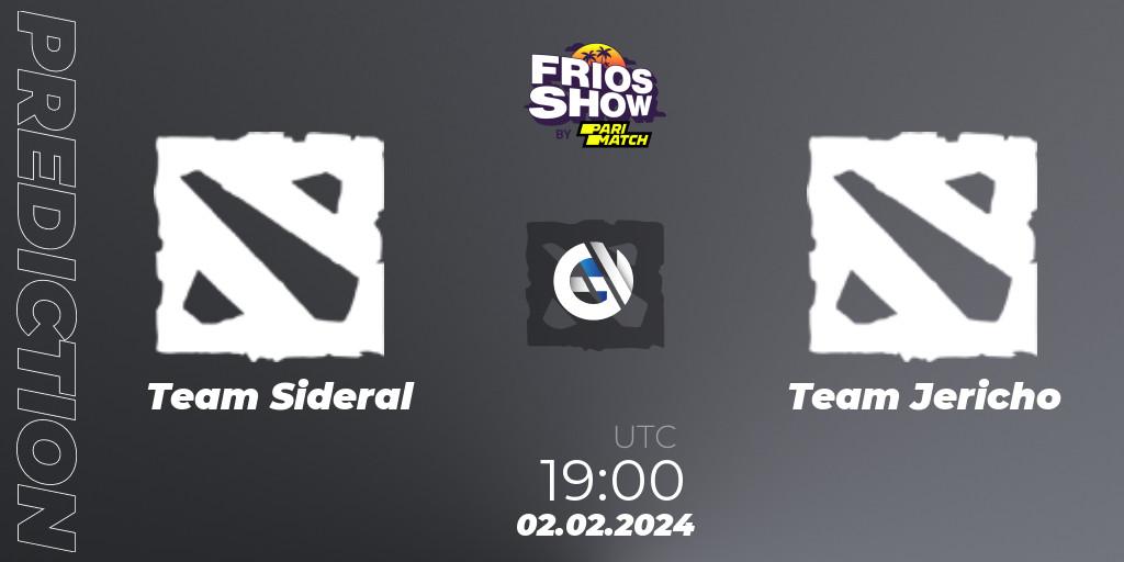 Pronóstico Team Sideral - Team Jericho. 02.02.2024 at 19:00, Dota 2, Frios Show 2