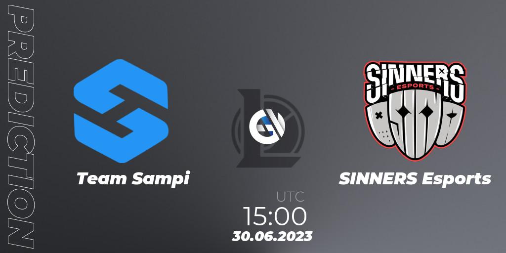 Pronóstico Team Sampi - SINNERS Esports. 06.06.2023 at 16:00, LoL, Hitpoint Masters Summer 2023 - Group Stage