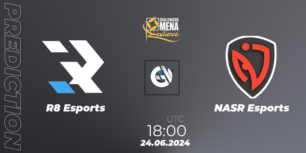 Pronóstico R8 Esports - NASR Esports. 24.06.2024 at 18:00, VALORANT, VALORANT Challengers 2024 MENA: Resilience Split 2 - Levant and North Africa