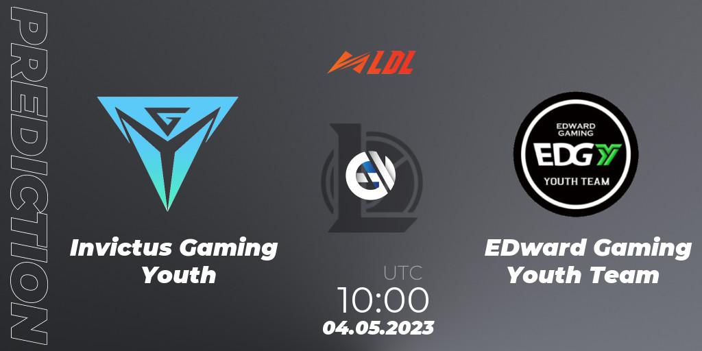 Pronóstico Invictus Gaming Youth - EDward Gaming Youth Team. 04.05.2023 at 12:20, LoL, LDL 2023 - Regular Season - Stage 2