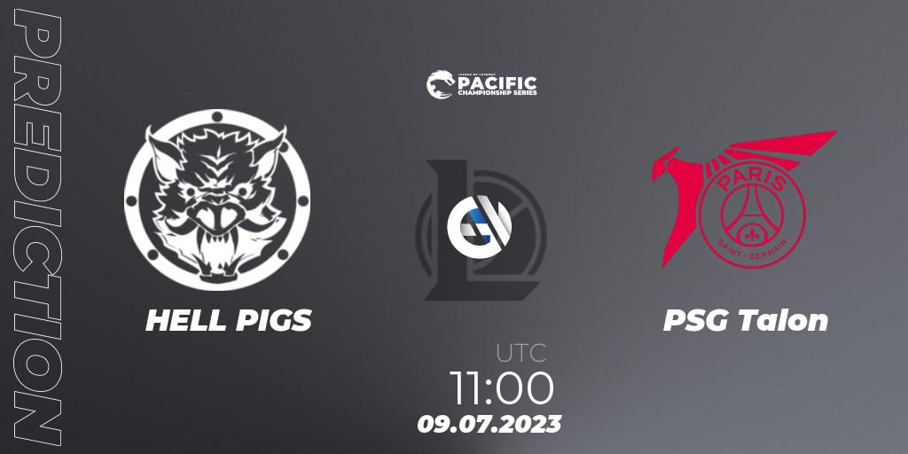 Pronóstico HELL PIGS - PSG Talon. 09.07.2023 at 11:00, LoL, PACIFIC Championship series Group Stage