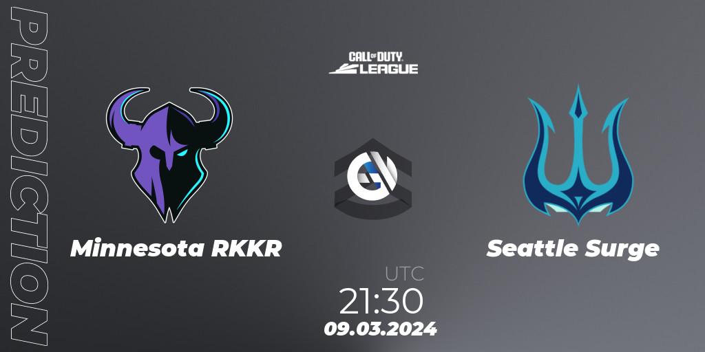 Pronóstico Minnesota RØKKR - Seattle Surge. 09.03.24, Call of Duty, Call of Duty League 2024: Stage 2 Major Qualifiers