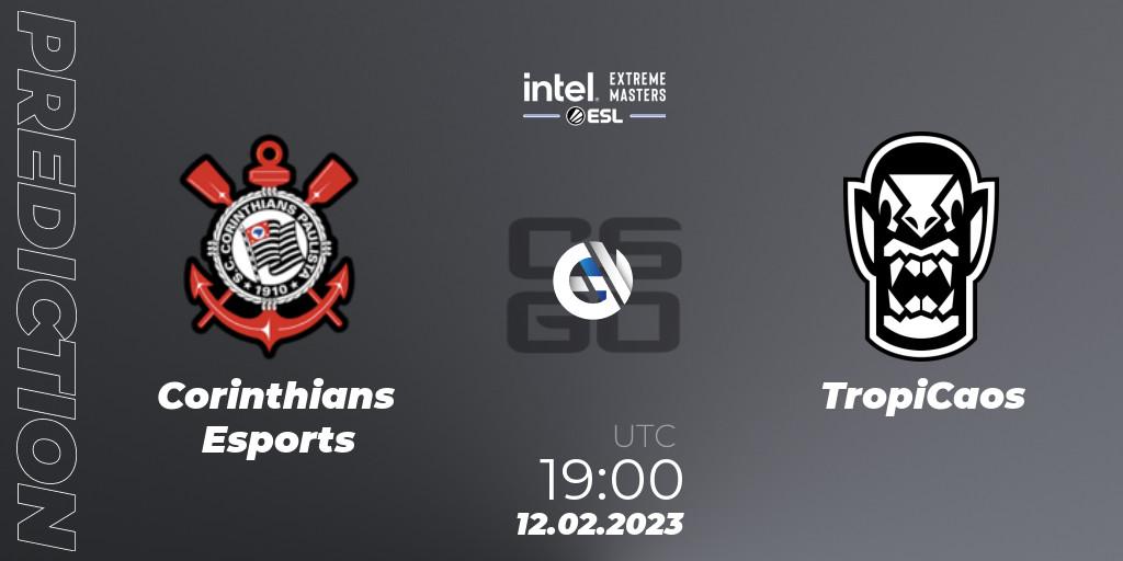 Pronóstico Corinthians Esports - TropiCaos. 12.02.2023 at 19:00, Counter-Strike (CS2), IEM Brazil Rio 2023 South America Open Qualifier 2