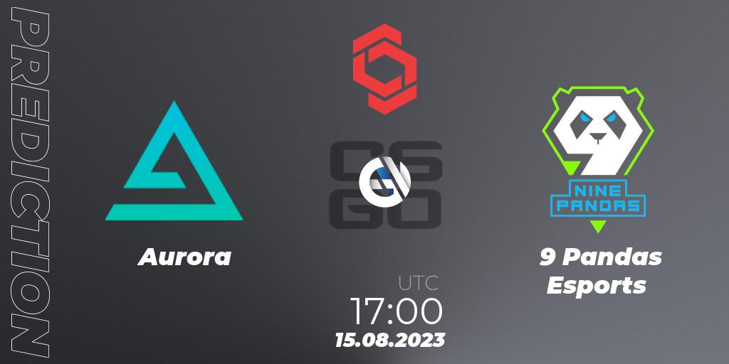 Pronóstico Aurora - 9 Pandas Esports. 15.08.2023 at 17:20, Counter-Strike (CS2), CCT Central Europe Series #7