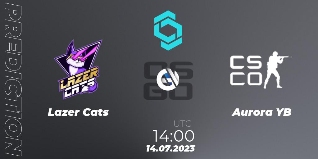 Pronóstico Lazer Cats - Aurora Young Blood. 14.07.2023 at 14:20, Counter-Strike (CS2), CCT North Europe Series #6: Closed Qualifier