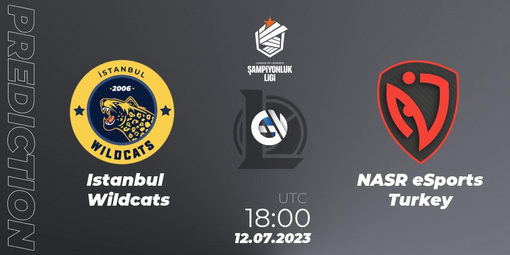 Pronóstico Istanbul Wildcats - NASR eSports Turkey. 13.07.2023 at 18:00, LoL, TCL Summer 2023 - Group Stage