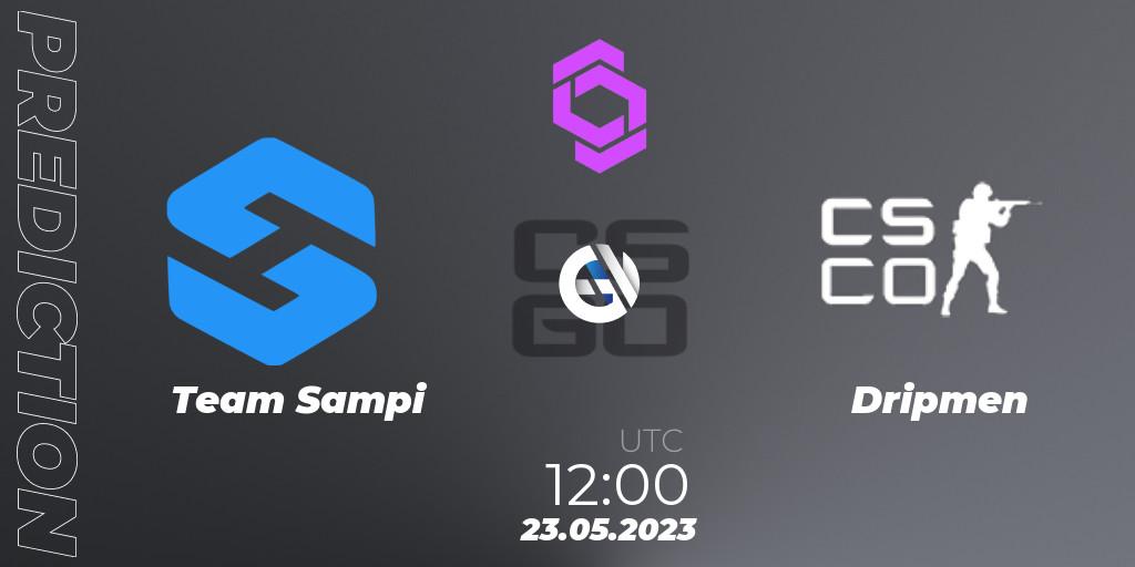 Pronóstico Team Sampi - Dripmen. 23.05.2023 at 12:50, Counter-Strike (CS2), CCT West Europe Series 4