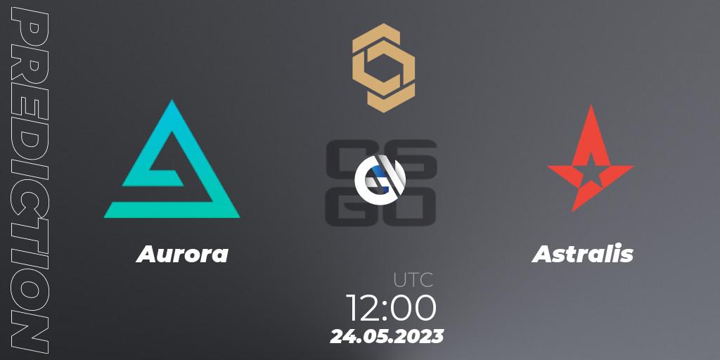 Pronóstico Aurora - Astralis. 24.05.2023 at 12:30, Counter-Strike (CS2), CCT South Europe Series #4