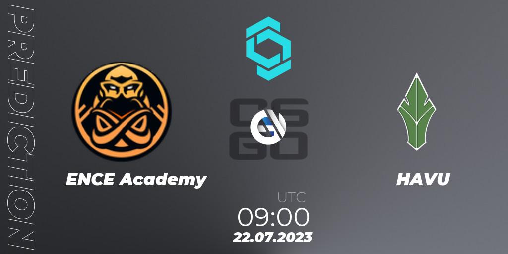 Pronóstico ENCE Academy - HAVU. 22.07.2023 at 09:00, Counter-Strike (CS2), CCT North Europe Series #6
