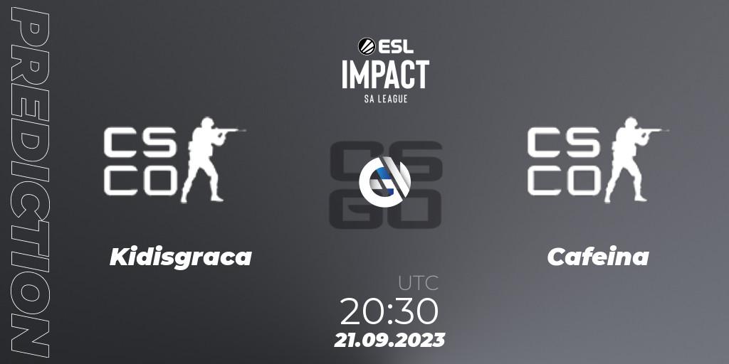 Pronóstico Kidisgraca - Cafeina. 21.09.2023 at 20:30, Counter-Strike (CS2), ESL Impact League Season 4: South American Division