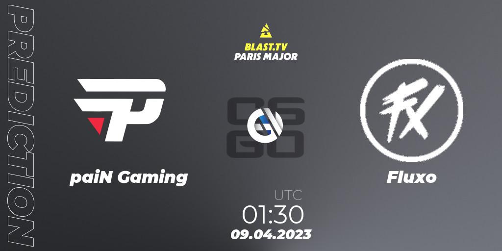 Pronóstico paiN Gaming - Fluxo. 09.04.2023 at 02:20, Counter-Strike (CS2), BLAST.tv Paris Major 2023 Americas RMR