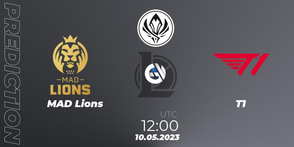 Pronóstico MAD Lions - T1. 10.05.23, LoL, MSI 2023 - Playoff