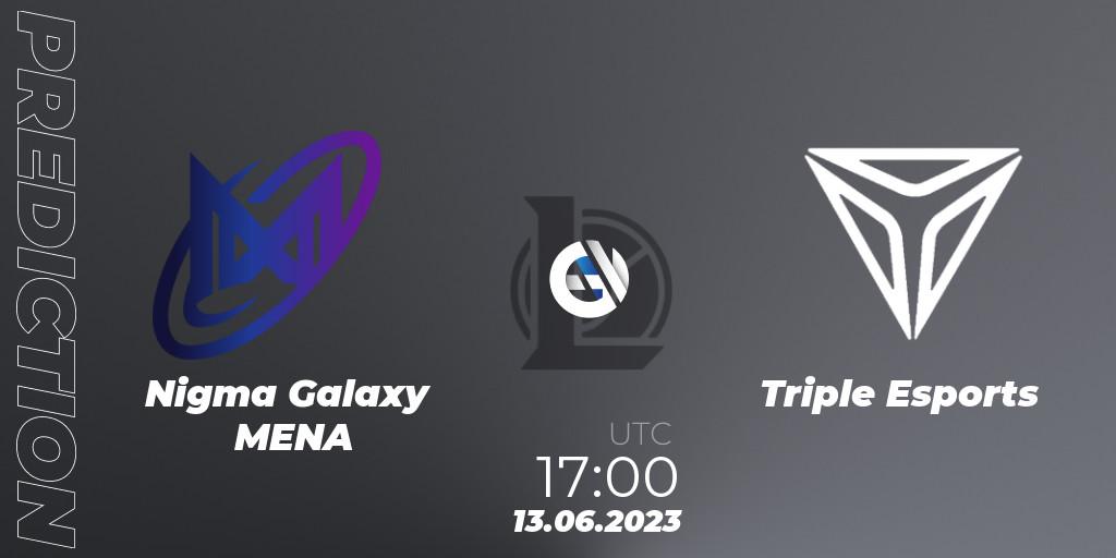 Pronóstico Nigma Galaxy MENA - Triple Esports. 13.06.2023 at 20:00, LoL, Arabian League Summer 2023 - Group Stage