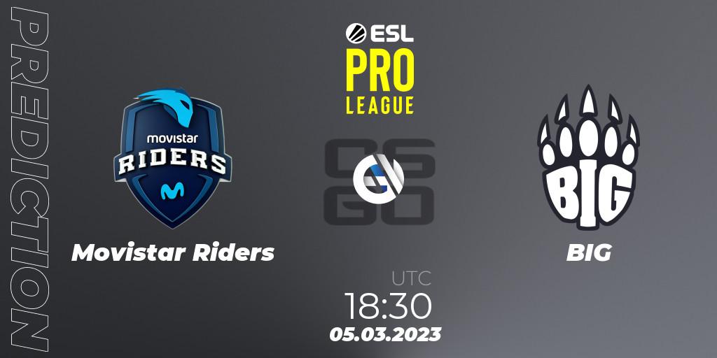 Pronóstico Movistar Riders - BIG. 05.03.2023 at 19:00, Counter-Strike (CS2), ESL Pro League Season 17