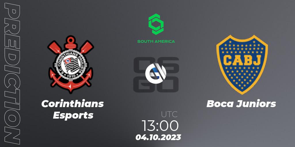 Pronóstico Corinthians Esports - Boca Juniors. 04.10.2023 at 13:00, Counter-Strike (CS2), CCT South America Series #12