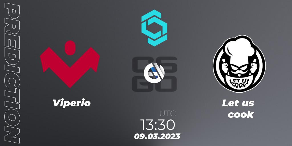 Pronóstico Viperio - Let us cook. 09.03.2023 at 13:45, Counter-Strike (CS2), CCT North Europe Series #4