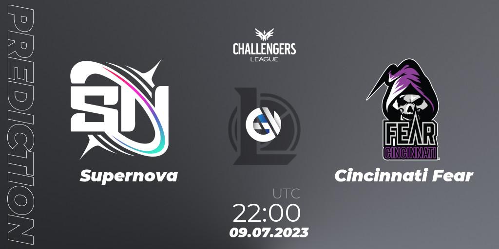Pronóstico Supernova - Cincinnati Fear. 09.07.2023 at 20:00, LoL, North American Challengers League 2023 Summer - Group Stage
