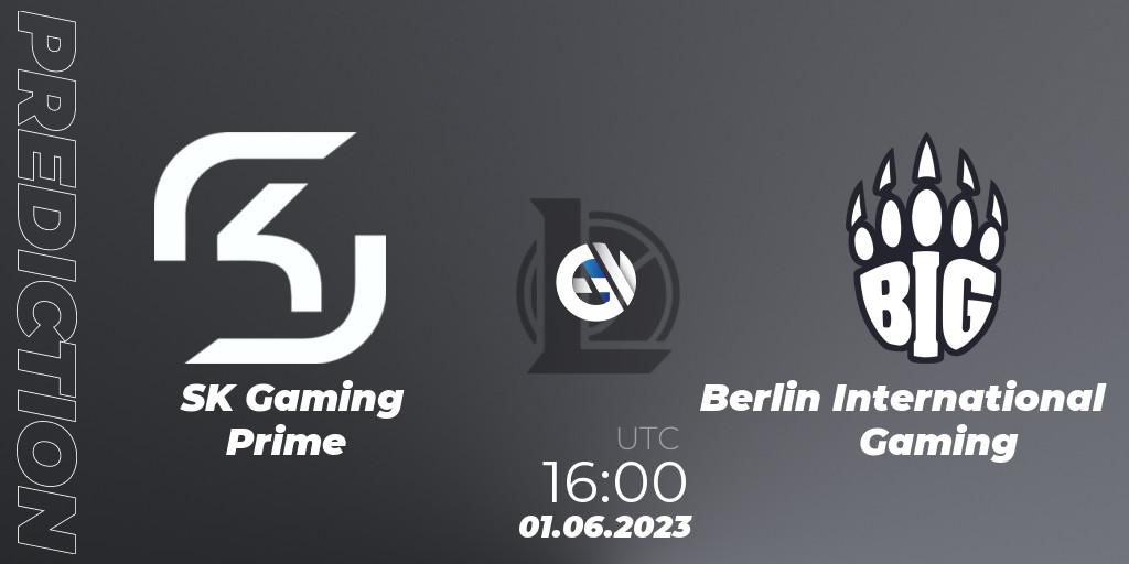 Pronóstico SK Gaming Prime - Berlin International Gaming. 01.06.23, LoL, Prime League Summer 2023 - Group Stage
