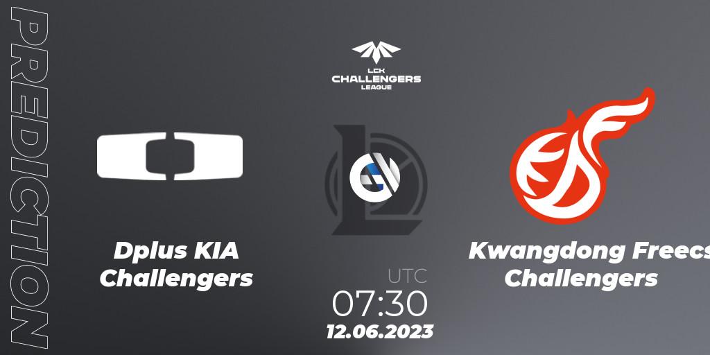 Pronóstico Dplus KIA Challengers - Kwangdong Freecs Challengers. 12.06.23, LoL, LCK Challengers League 2023 Summer - Group Stage