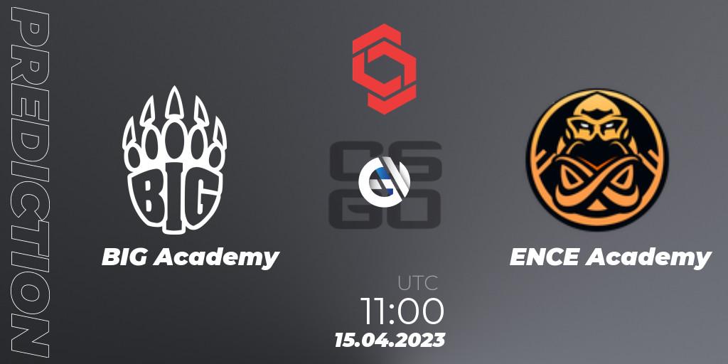 Pronóstico BIG Academy - ENCE Academy. 15.04.2023 at 11:25, Counter-Strike (CS2), CCT Central Europe Series #6: Closed Qualifier