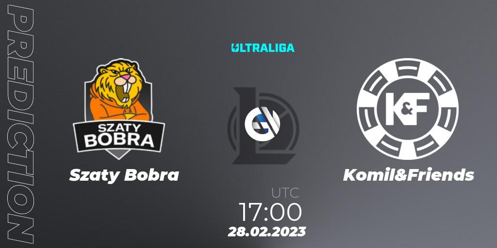 Pronóstico Szaty Bobra - Komil&Friends. 22.02.2023 at 17:00, LoL, Ultraliga Season 9 - Group Stage
