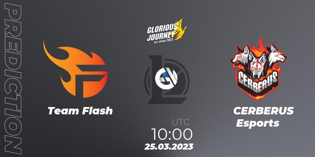 Pronóstico Team Flash - CERBERUS Esports. 02.03.2023 at 10:00, LoL, VCS Spring 2023 - Group Stage