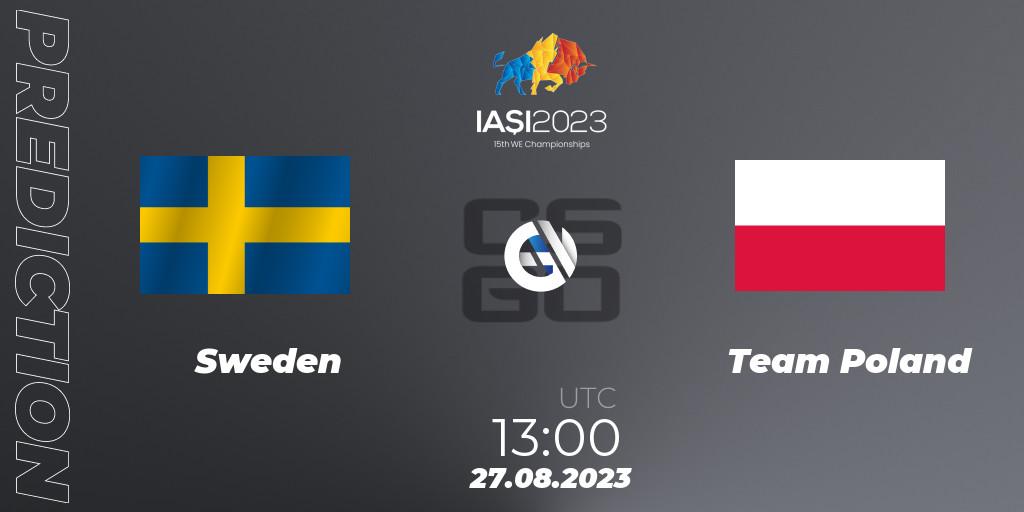 Pronóstico Sweden - Team Poland. 27.08.2023 at 17:40, Counter-Strike (CS2), IESF World Esports Championship 2023