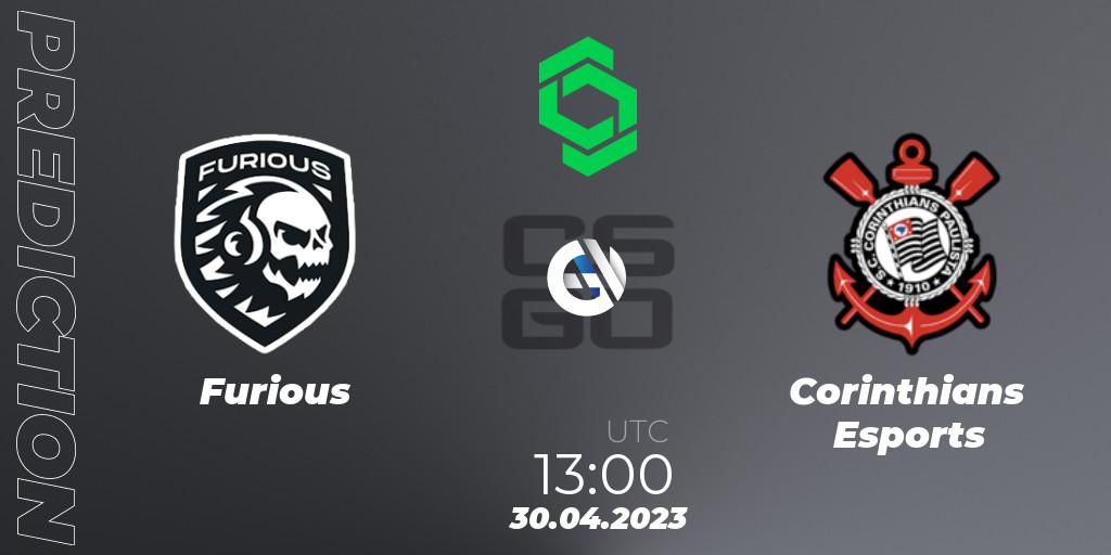 Pronóstico Furious - Corinthians Esports. 30.04.2023 at 13:00, Counter-Strike (CS2), CCT South America Series #7