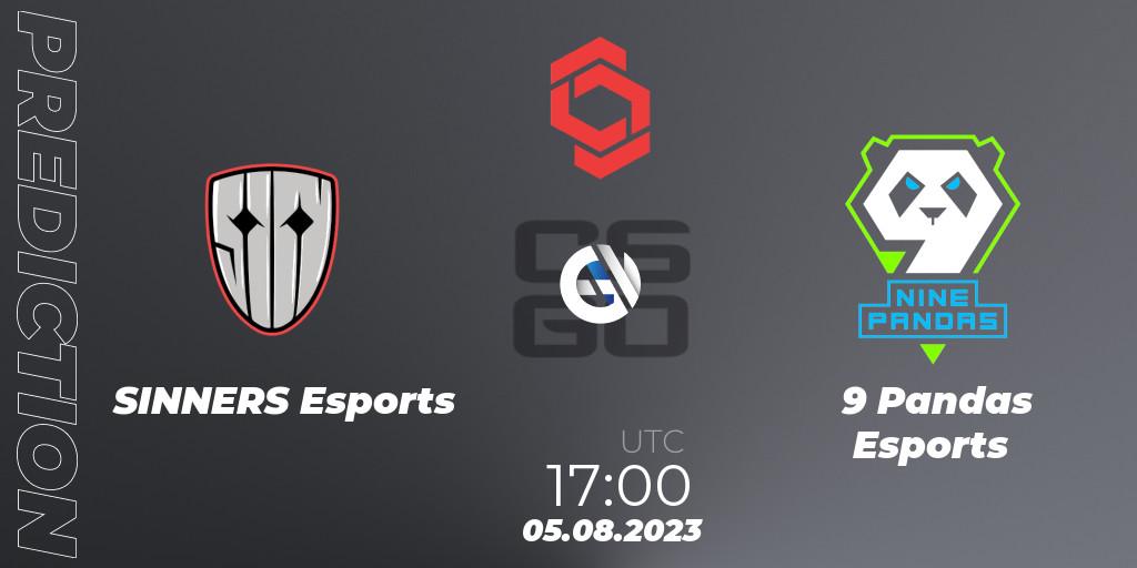 Pronóstico SINNERS Esports - 9 Pandas Esports. 05.08.2023 at 17:00, Counter-Strike (CS2), CCT Central Europe Series #7