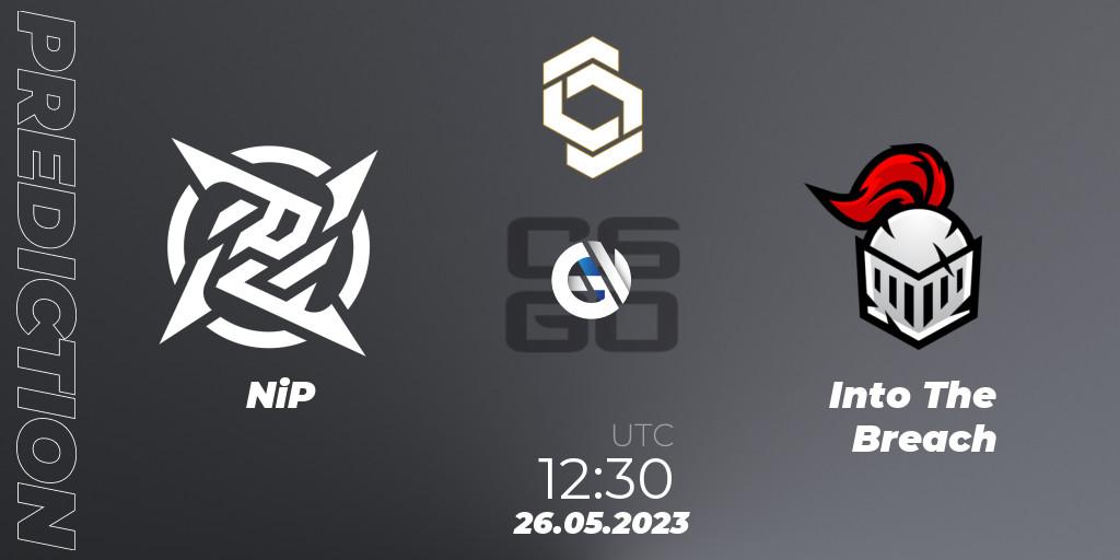 Pronóstico NiP - Into The Breach. 26.05.2023 at 12:50, Counter-Strike (CS2), CCT 2023 Online Finals 1