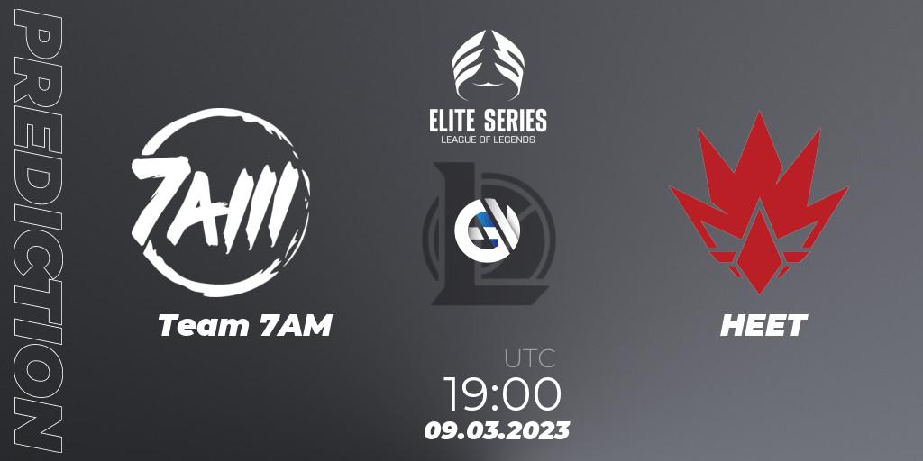 Pronóstico Team 7AM - HEET. 14.02.2023 at 20:00, LoL, Elite Series Spring 2023 - Group Stage
