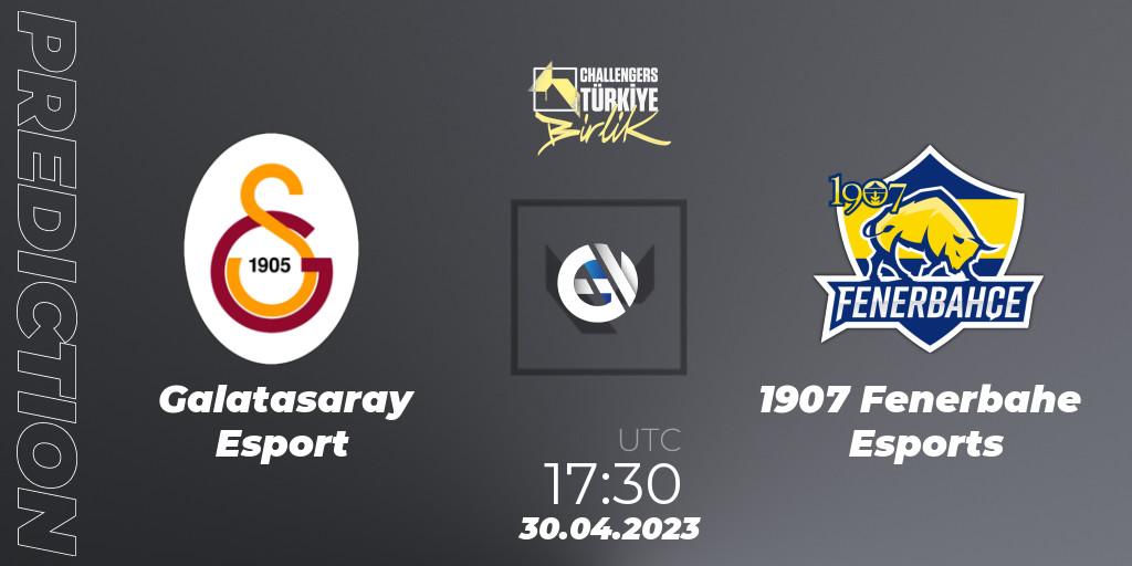 Pronóstico Galatasaray Esports - 1907 Fenerbahçe Esports. 30.04.2023 at 16:30, VALORANT, VALORANT Challengers 2023 Turkey: Birlik Split 2