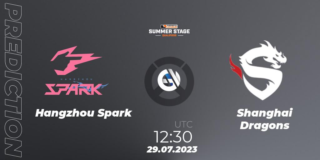 Pronóstico Hangzhou Spark - Shanghai Dragons. 29.07.23, Overwatch, Overwatch League 2023 - Summer Stage Qualifiers