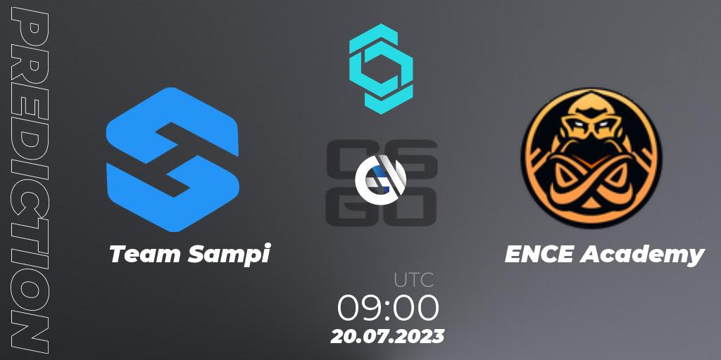 Pronóstico Team Sampi - ENCE Academy. 20.07.2023 at 09:00, Counter-Strike (CS2), CCT North Europe Series #6