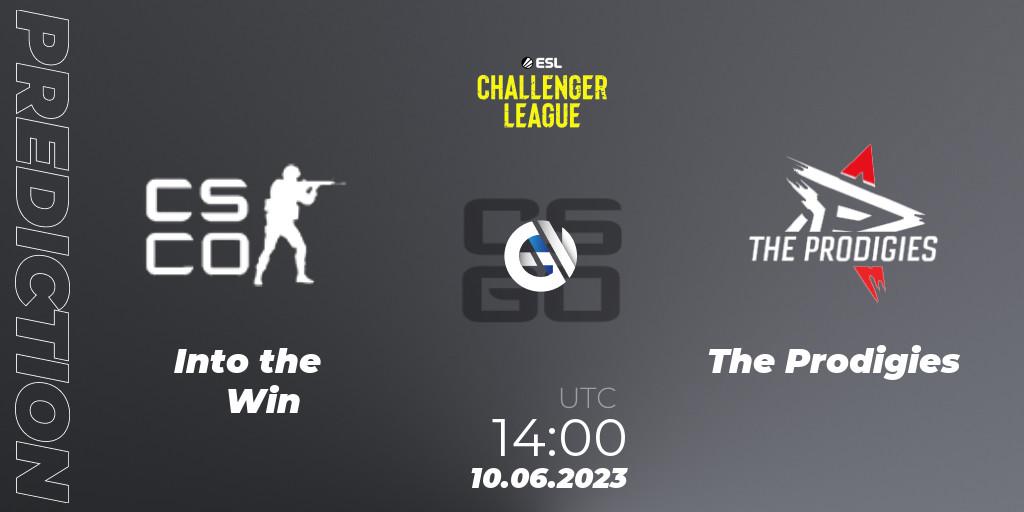 Pronóstico Into the Win - The Prodigies. 09.06.23, CS2 (CS:GO), ESL Challenger League Season 45 Europe Relegation